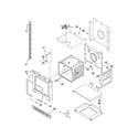 Whirlpool RBD307PVB02 upper oven parts diagram