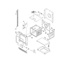 Whirlpool RBD307PVQ02 upper oven parts diagram
