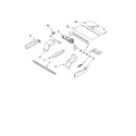 Whirlpool RBD307PVB02 top venting parts diagram