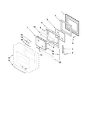 Oven door parts