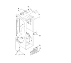 Whirlpool 6GD25DCXHS11 refrigerator liner parts diagram