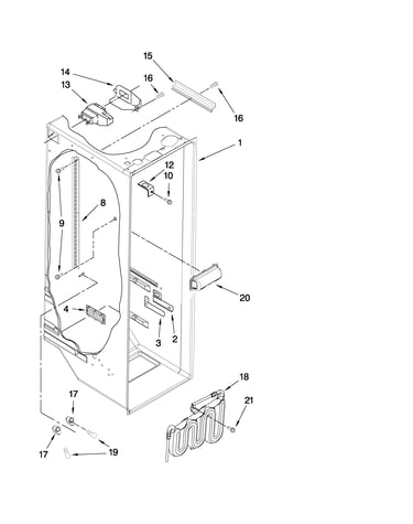 Refrigerator liner parts