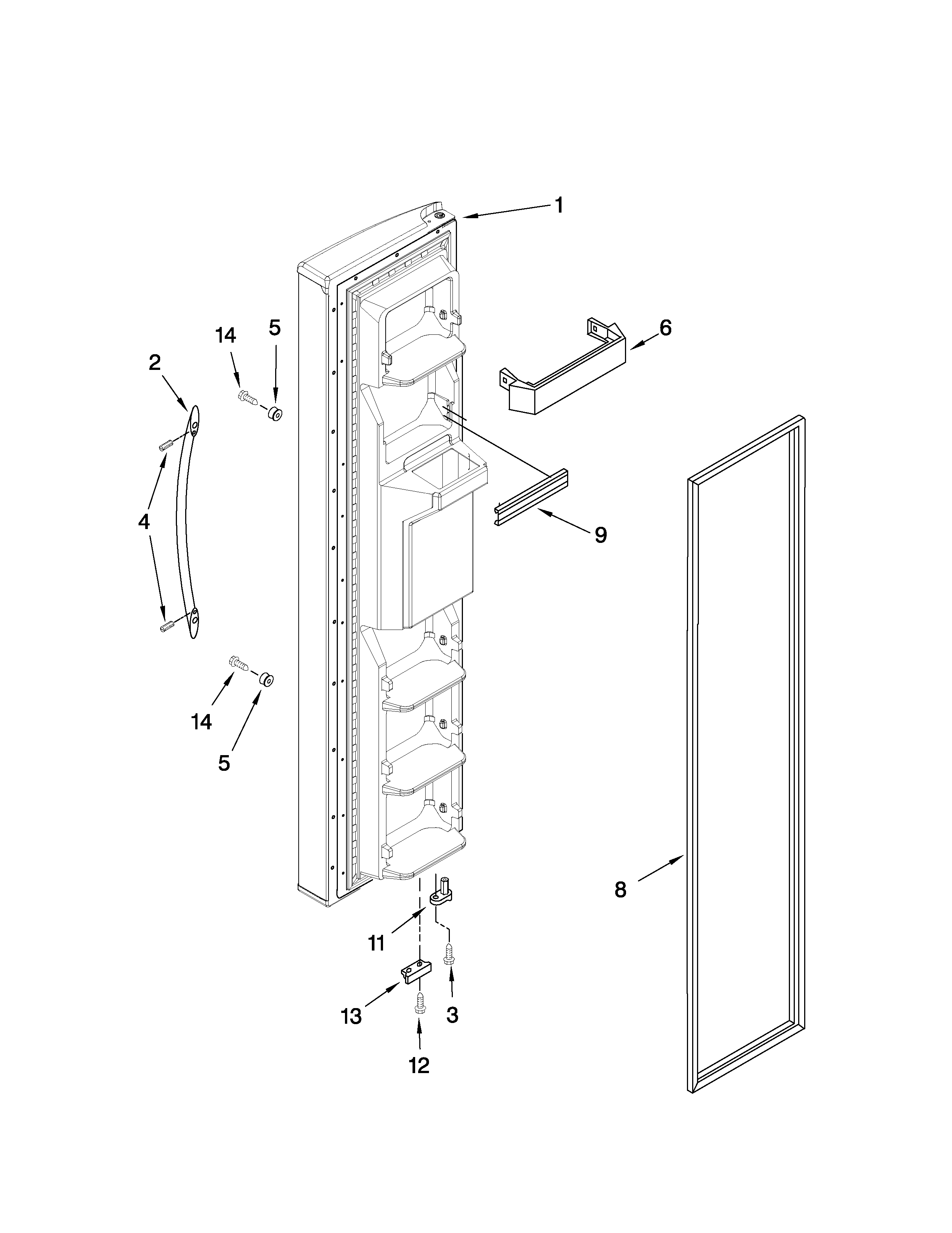 FREEZER DOOR PARTS