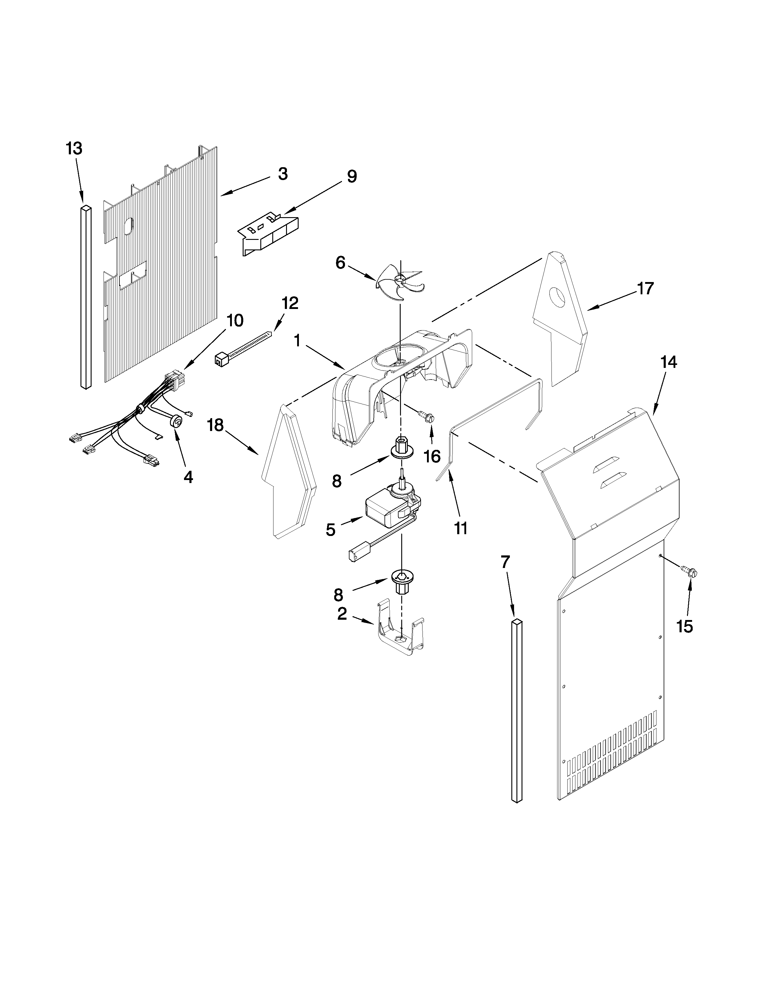 Air flow parts