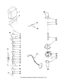 Motor and ice container parts