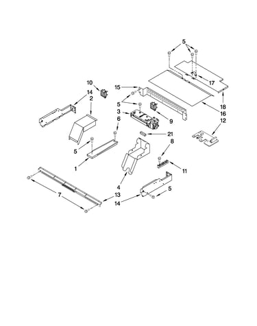 Top venting parts