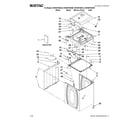 Maytag MVWB750WR0 top and cabinet parts diagram