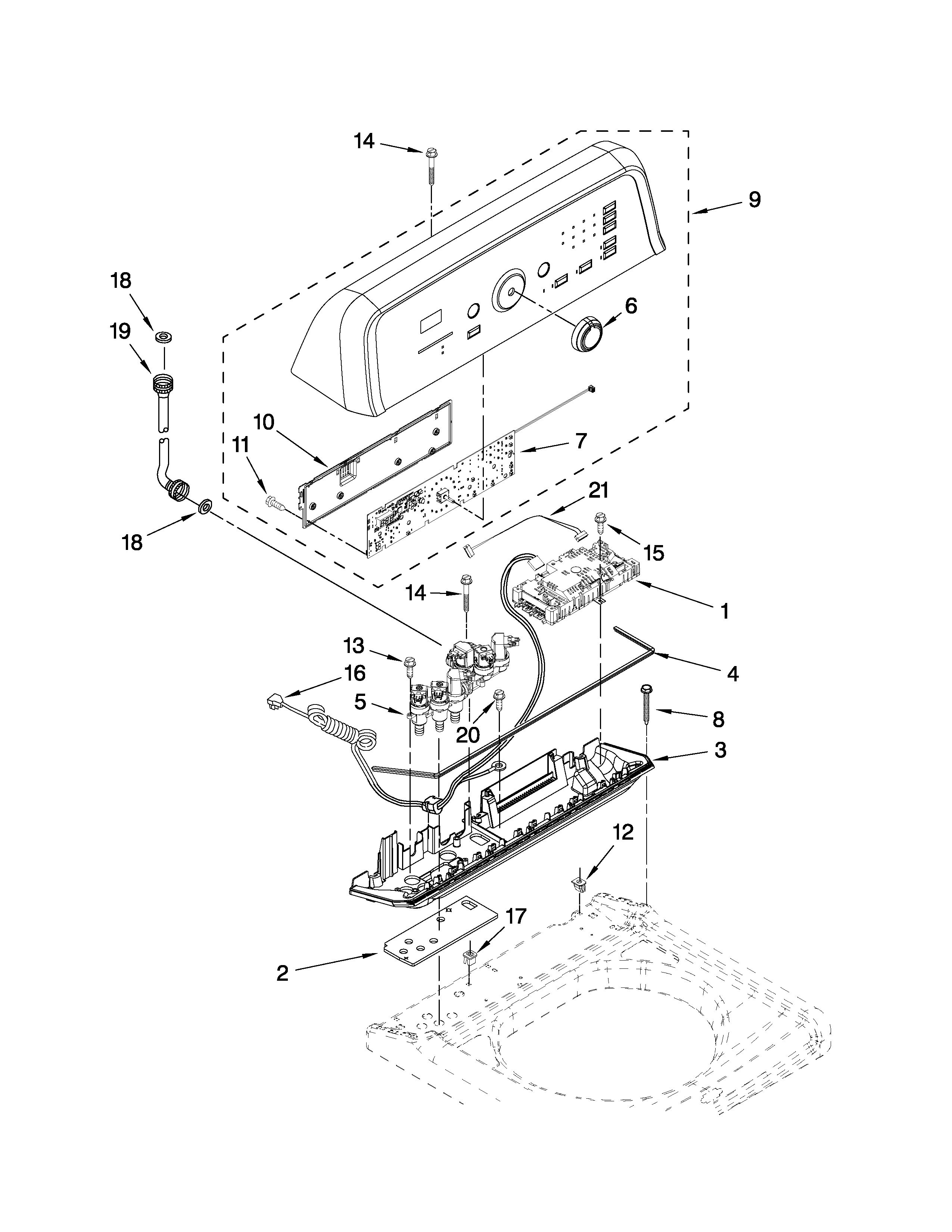 Control panel parts