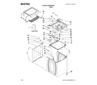 Maytag MVWB300WQ0 top and cabinet parts diagram