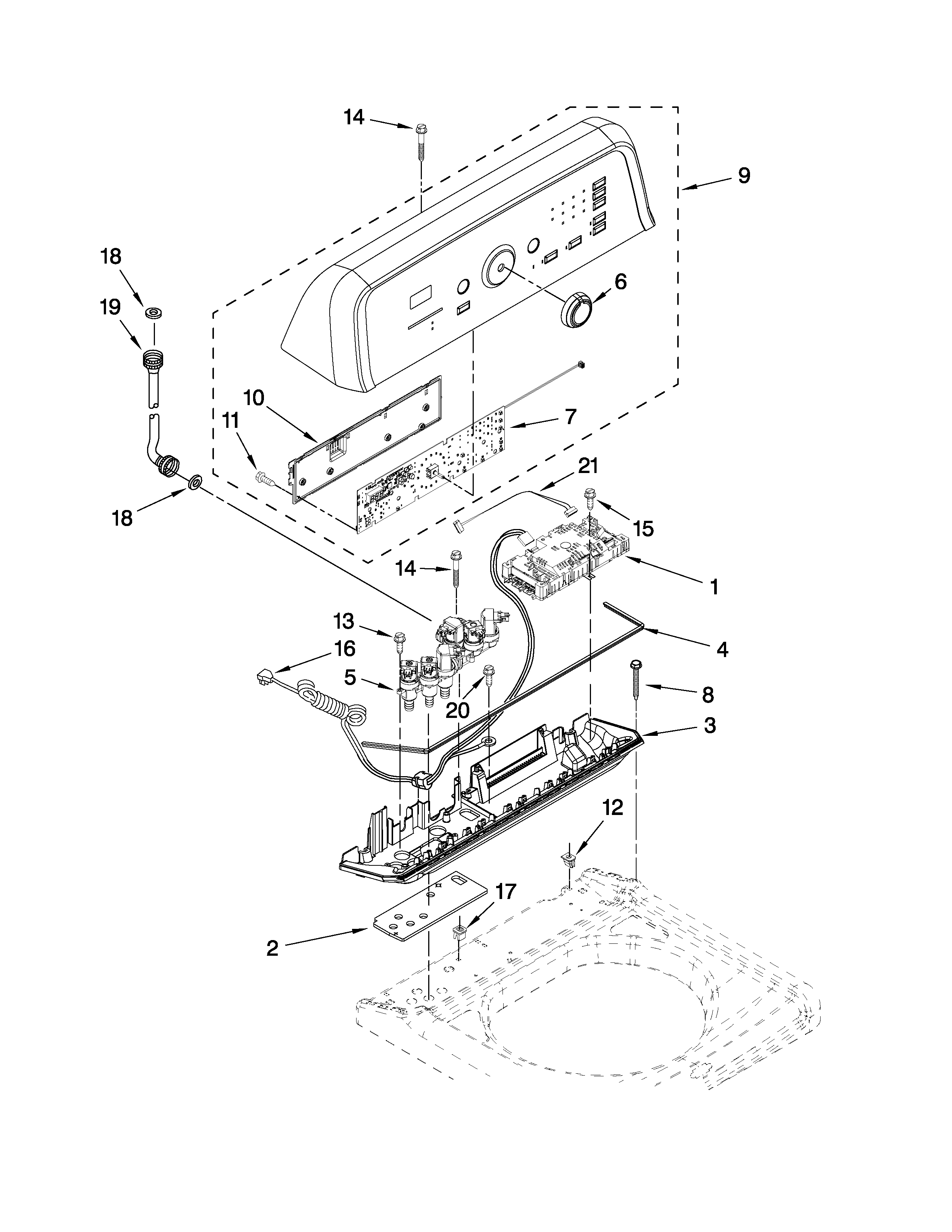 Control panel parts