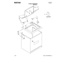 Maytag 3UMTW5755TW1 top and cabinet parts diagram