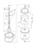Agitator, basket and tub parts