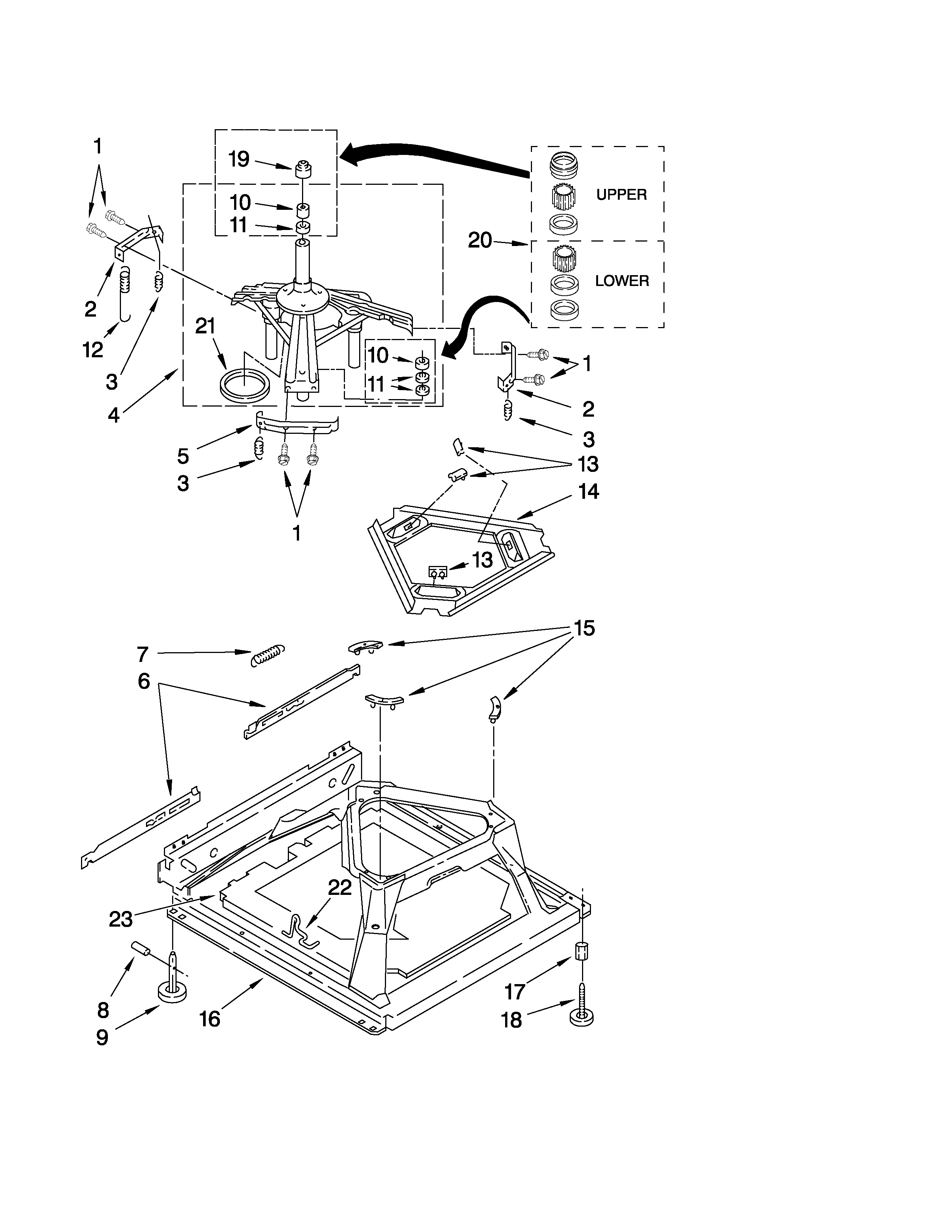 MACHINE BASE PARTS