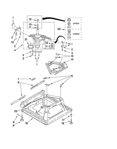 Machine base parts