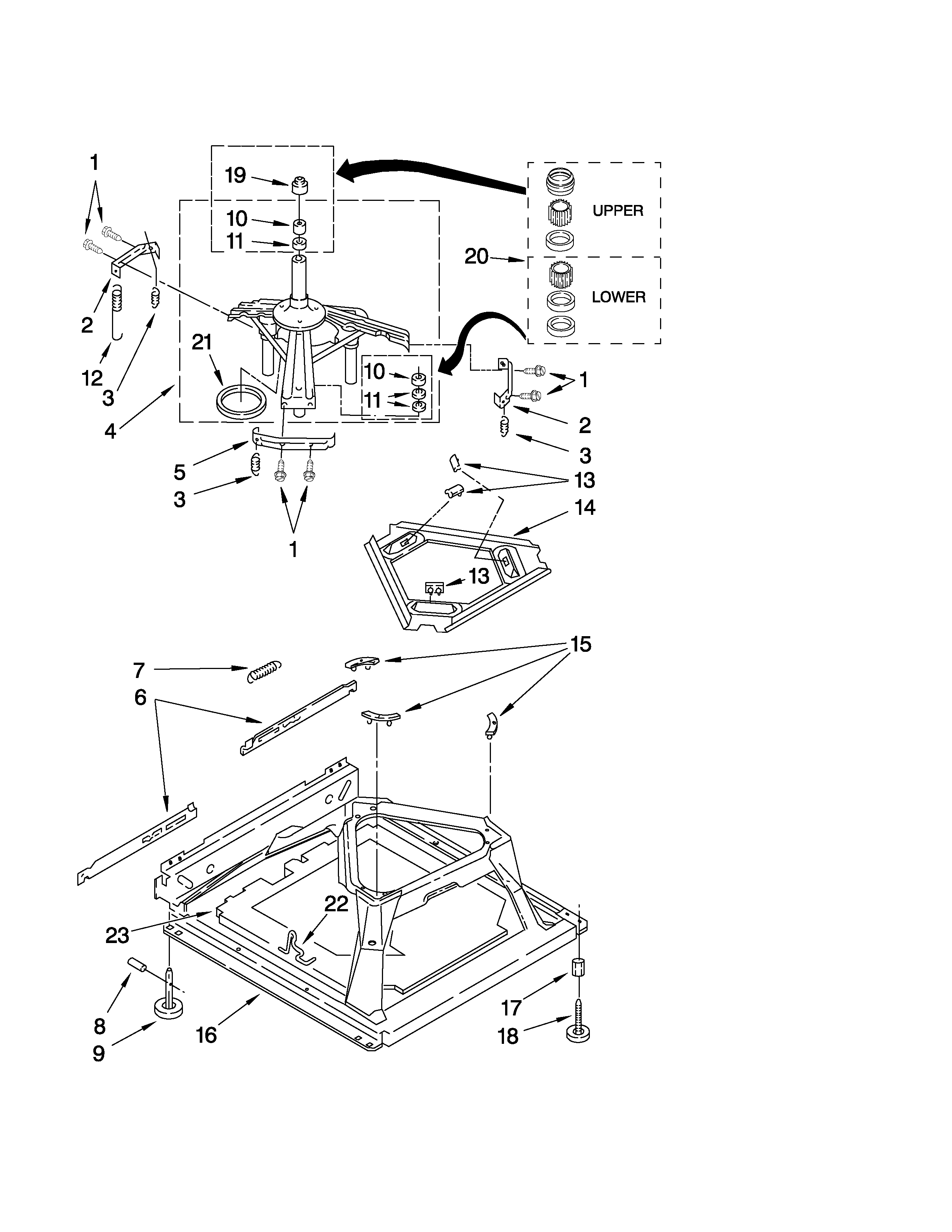 MACHINE BASE PARTS