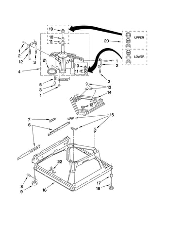 Machine base parts