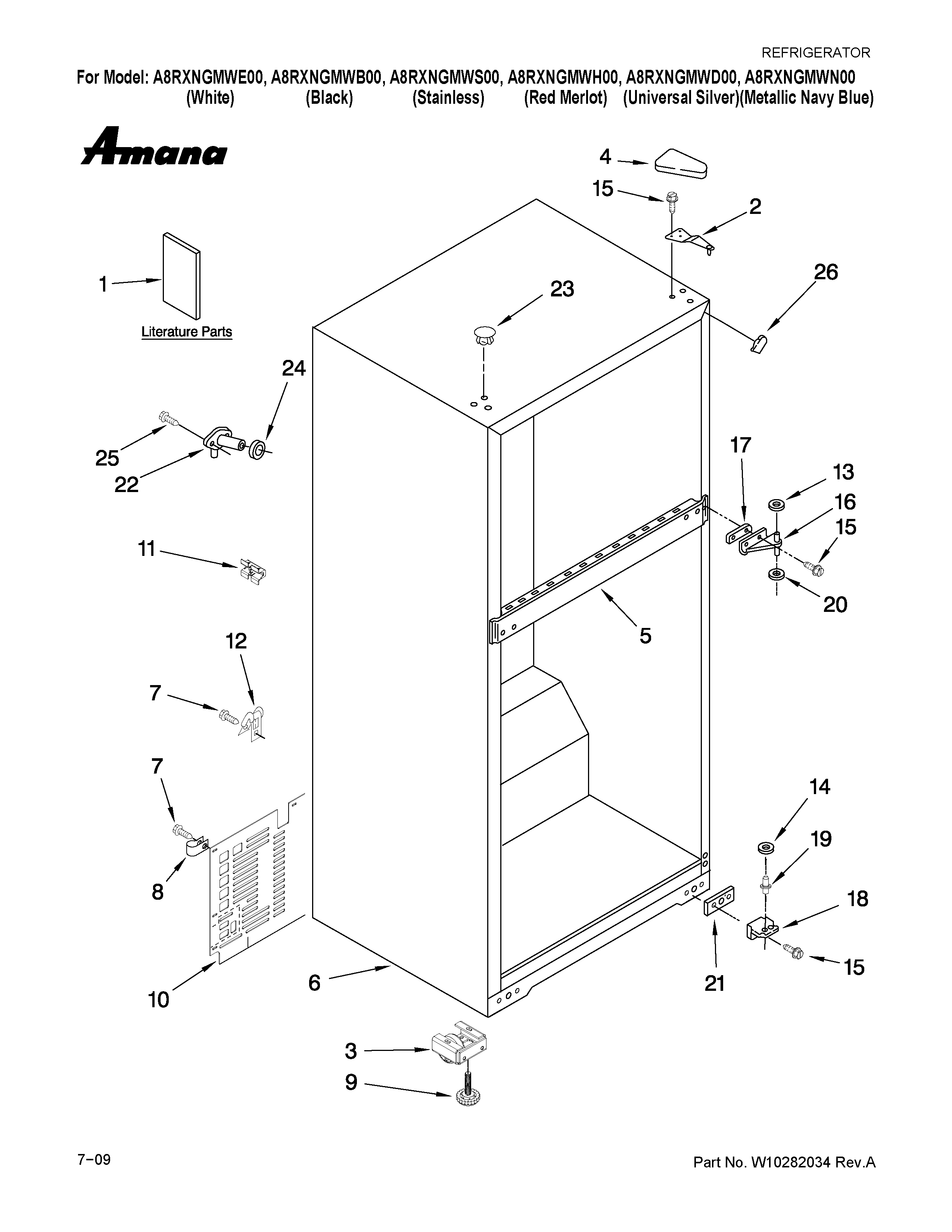 Cabinet parts