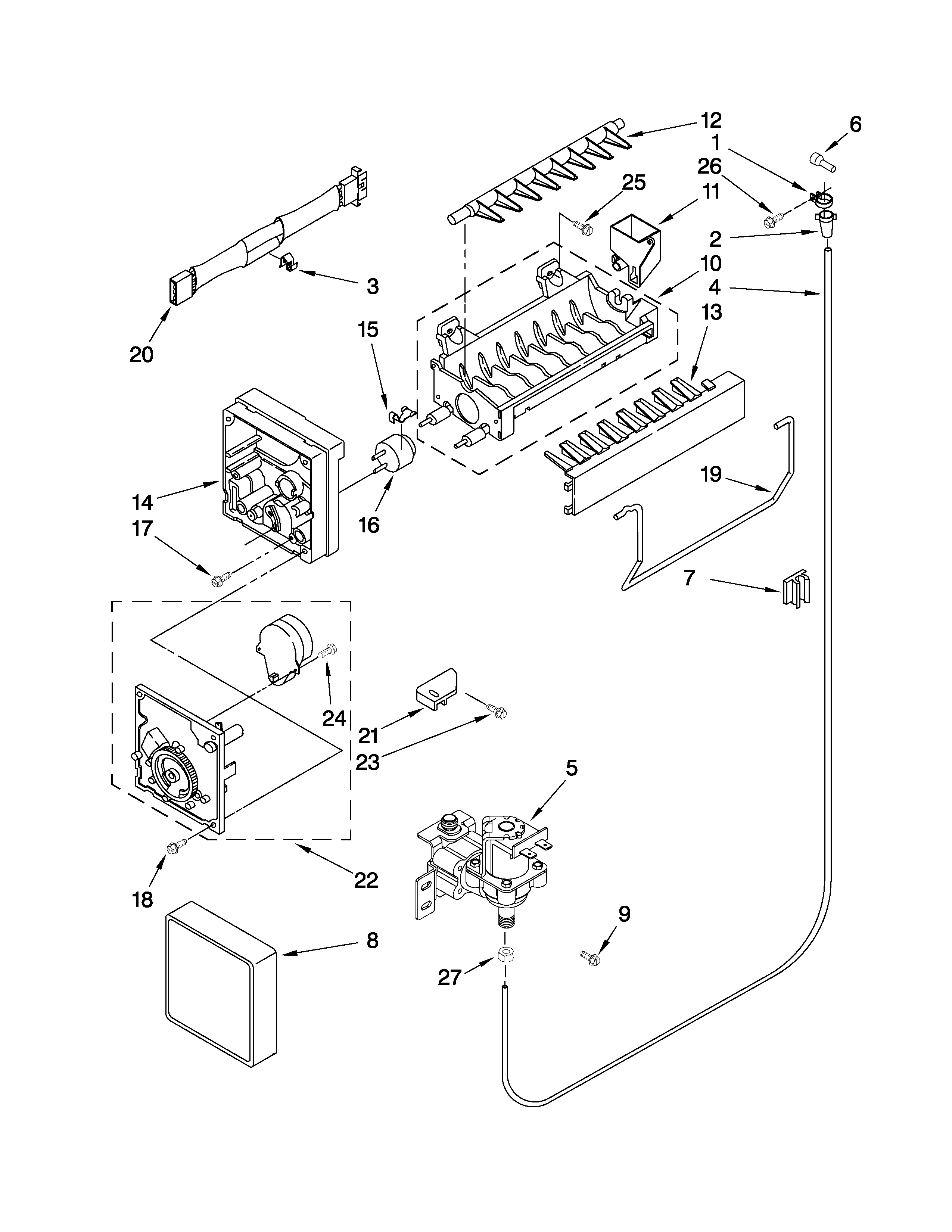 Icemaker parts