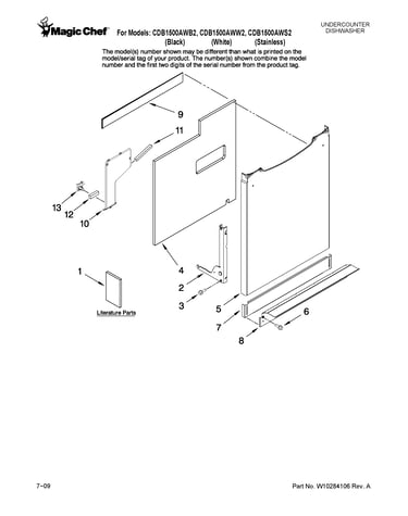 Door and panel parts