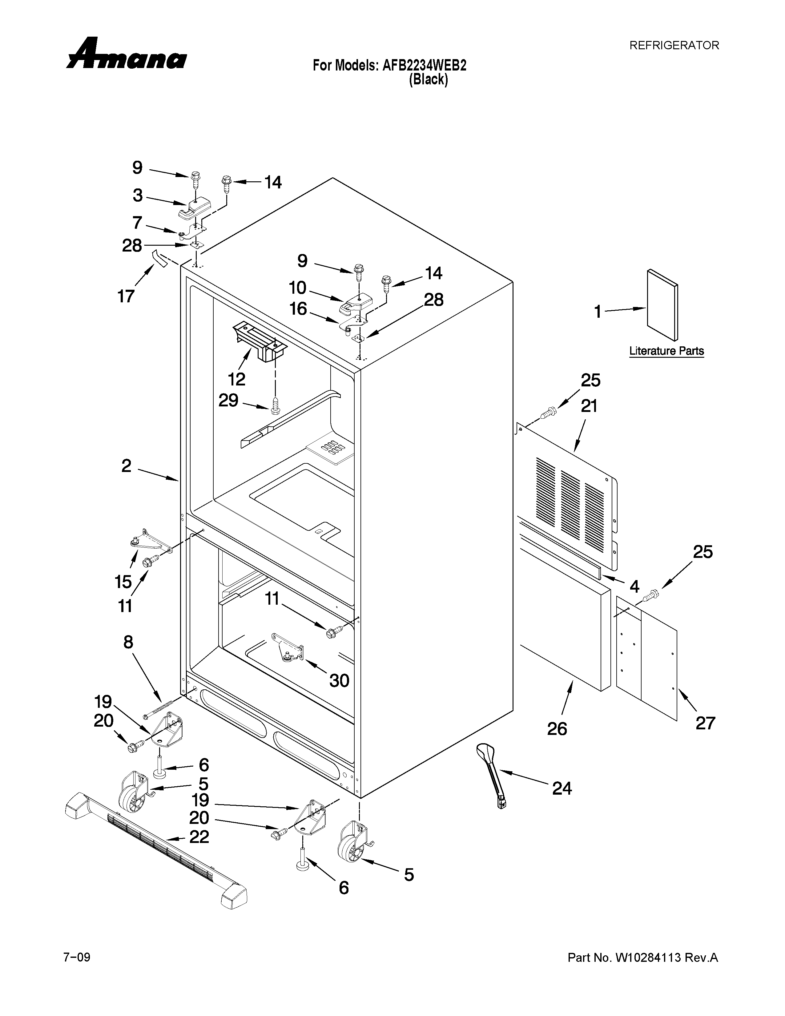 Cabinet parts