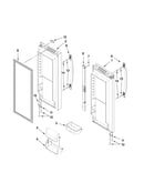 Refrigerator door parts