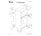 Amana A8WXNGFWH00 cabinet parts diagram
