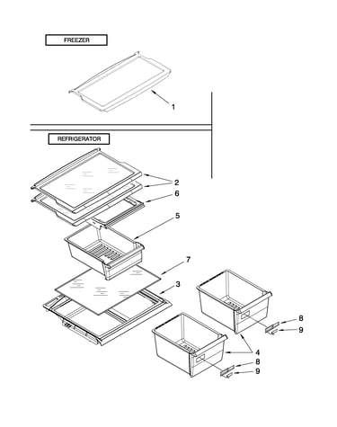 Shelf parts