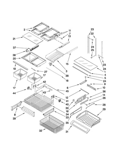 Shelf parts