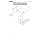 Maytag MDB6701AWS1 door and panel parts diagram
