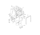 Maytag MDB6709AWS0 tub and frame parts diagram