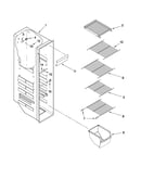 Freezer liner parts