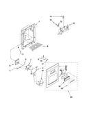 Dispenser front parts