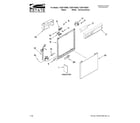 Estate TUD6710WQ0 frame and console parts diagram