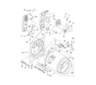 Whirlpool WGD5510VQ1 bulkhead parts diagram