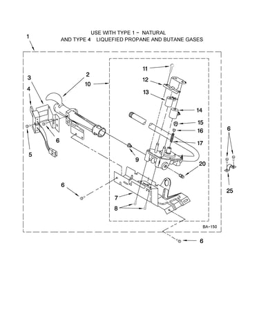 8318272 burner assembly
