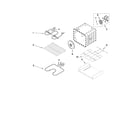 Whirlpool GBD309PVQ02 internal oven parts diagram