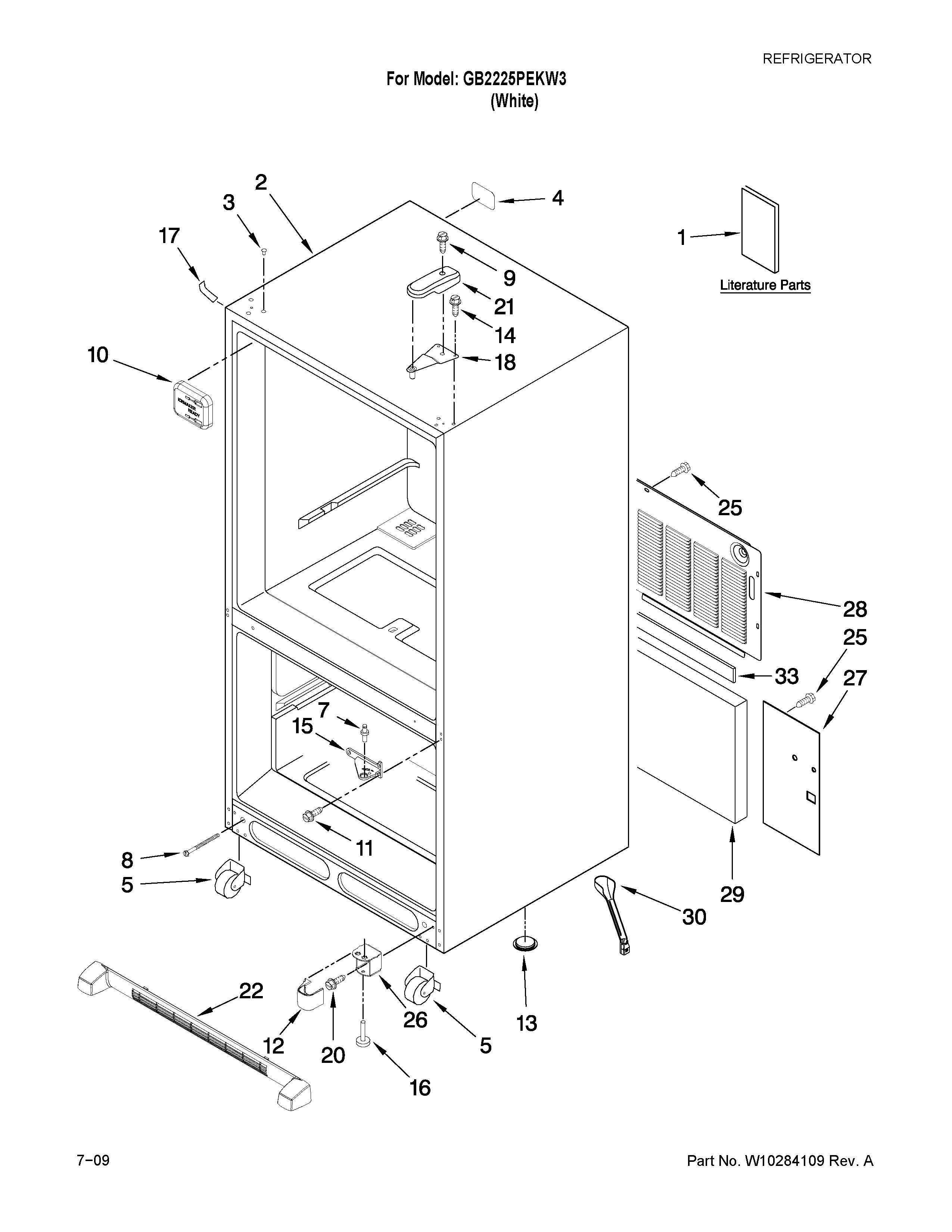 Cabinet parts