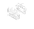 Whirlpool WFE114LWS0 control panel parts diagram