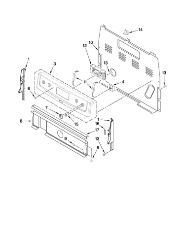 Control panel parts