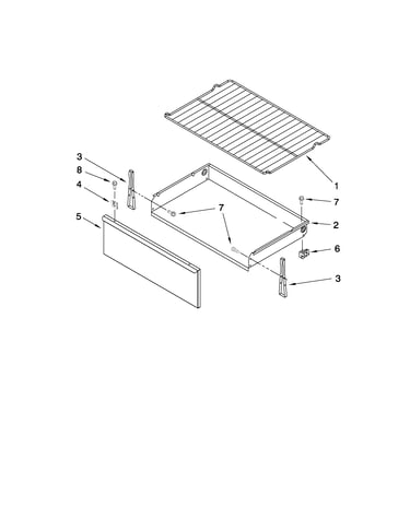 Drawer & broiler parts