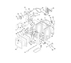 Maytag YMEDB850WB0 cabinet parts diagram
