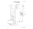 Maytag GB5526FEAW1 cabinet parts diagram