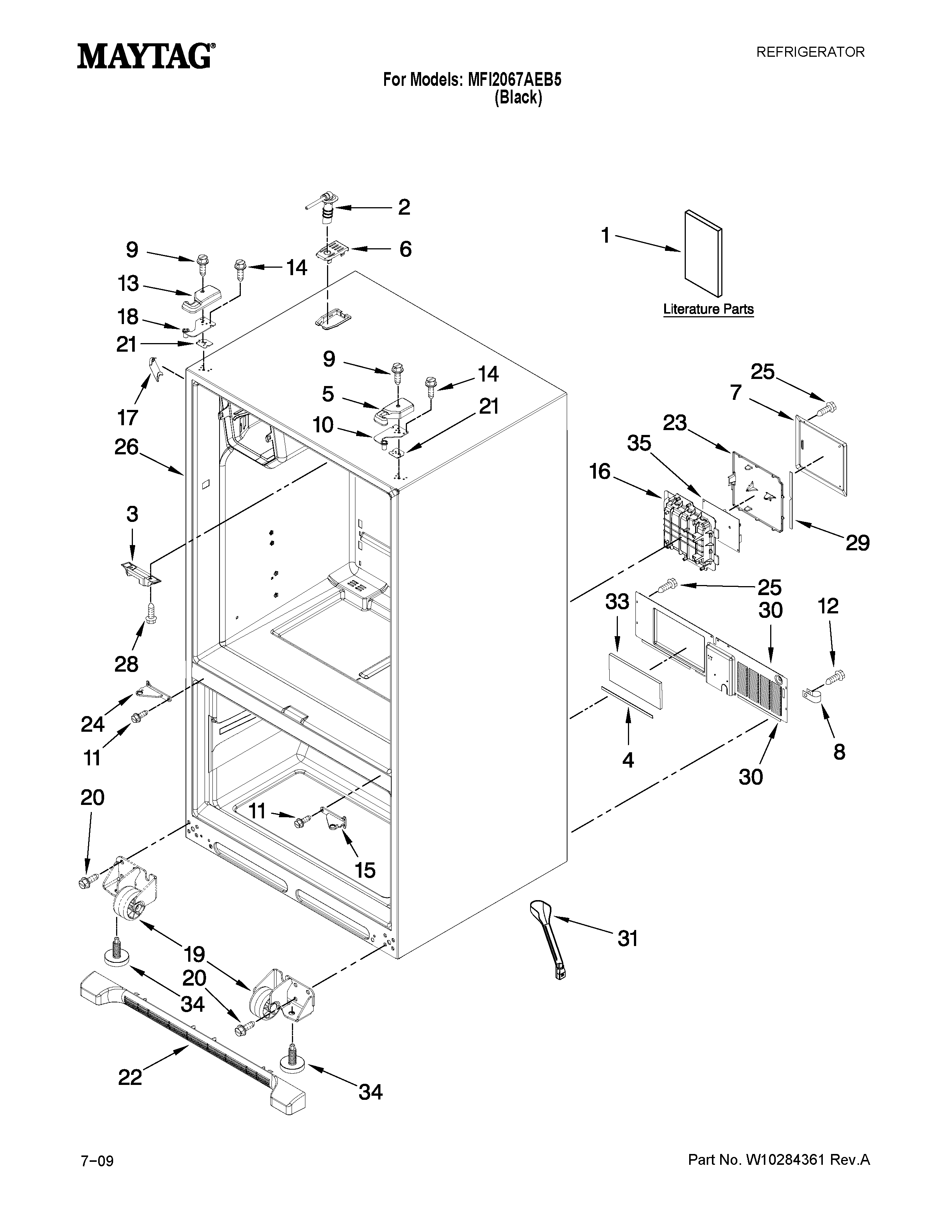 Cabinet parts