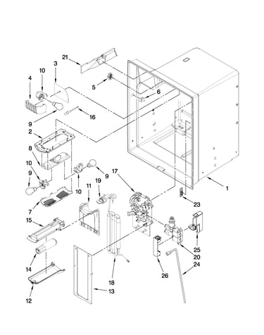 Refrigerator liner parts