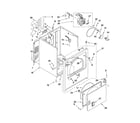 Maytag 4KMEDC405WQ0 cabinet parts diagram