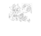 Maytag 4KMEDC405WQ0 bulkhead parts diagram