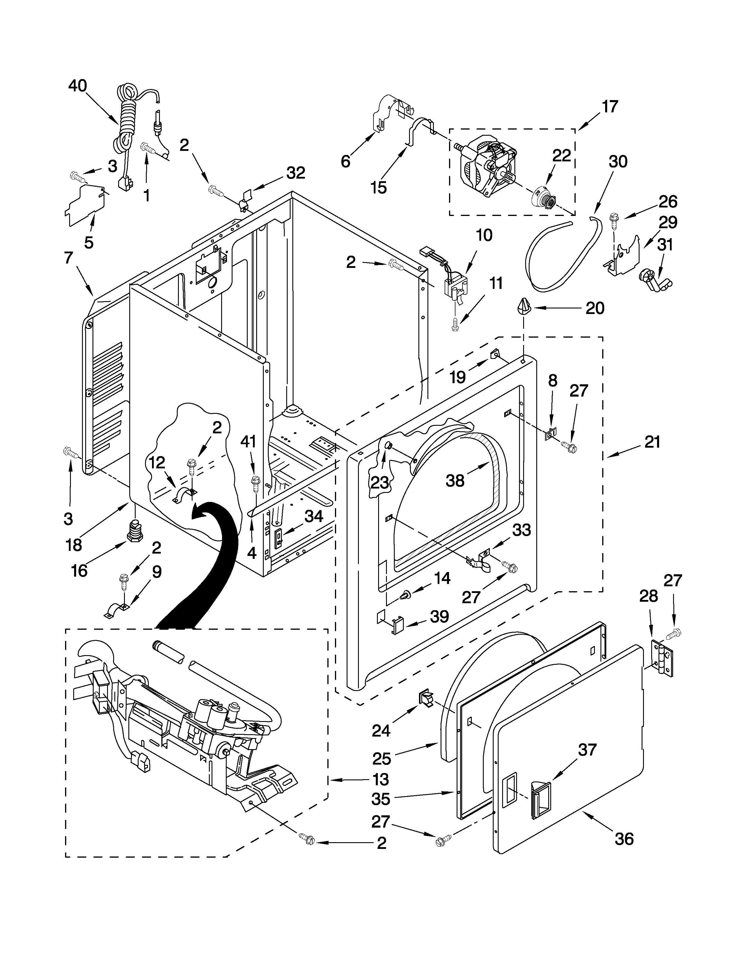 Cabinet parts