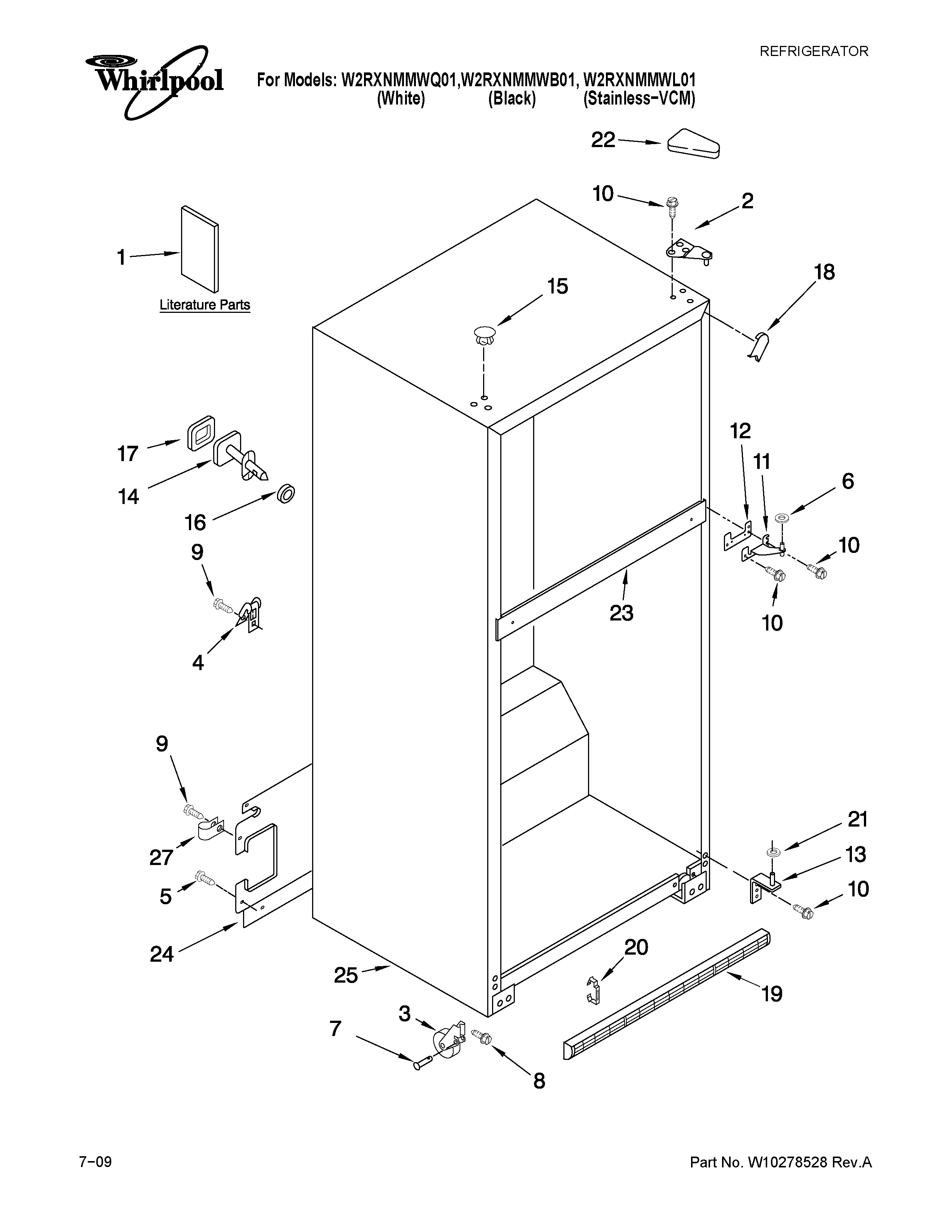 Cabinet parts