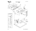 Whirlpool WGD5790VQ1 top and console parts diagram
