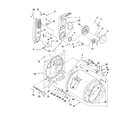 Whirlpool WGD5790VQ1 bulkhead parts diagram